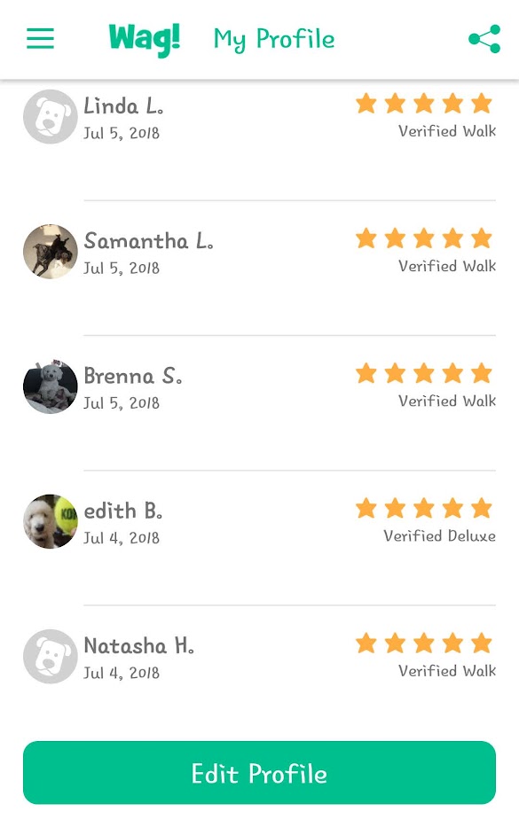 5 Star Pet Care Client Testimonials about the high quality of pet care services provided by TK as a pet sitter