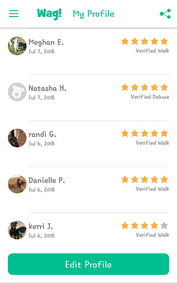 5 Star Pet Care Client Testimonials about the high quality of pet care services provided by TK as a pet sitter