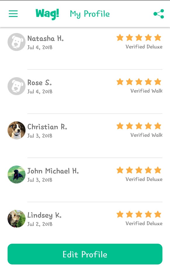 5 Star Pet Care Client Testimonials about the high quality of pet care services provided by TK as a pet sitter